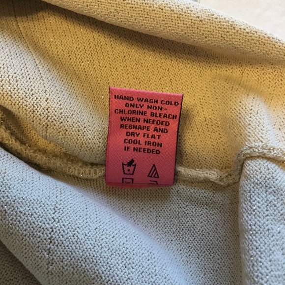 Carmen Marc Volvo XL Shinny White Dressy Dress - Picture 8 of 8